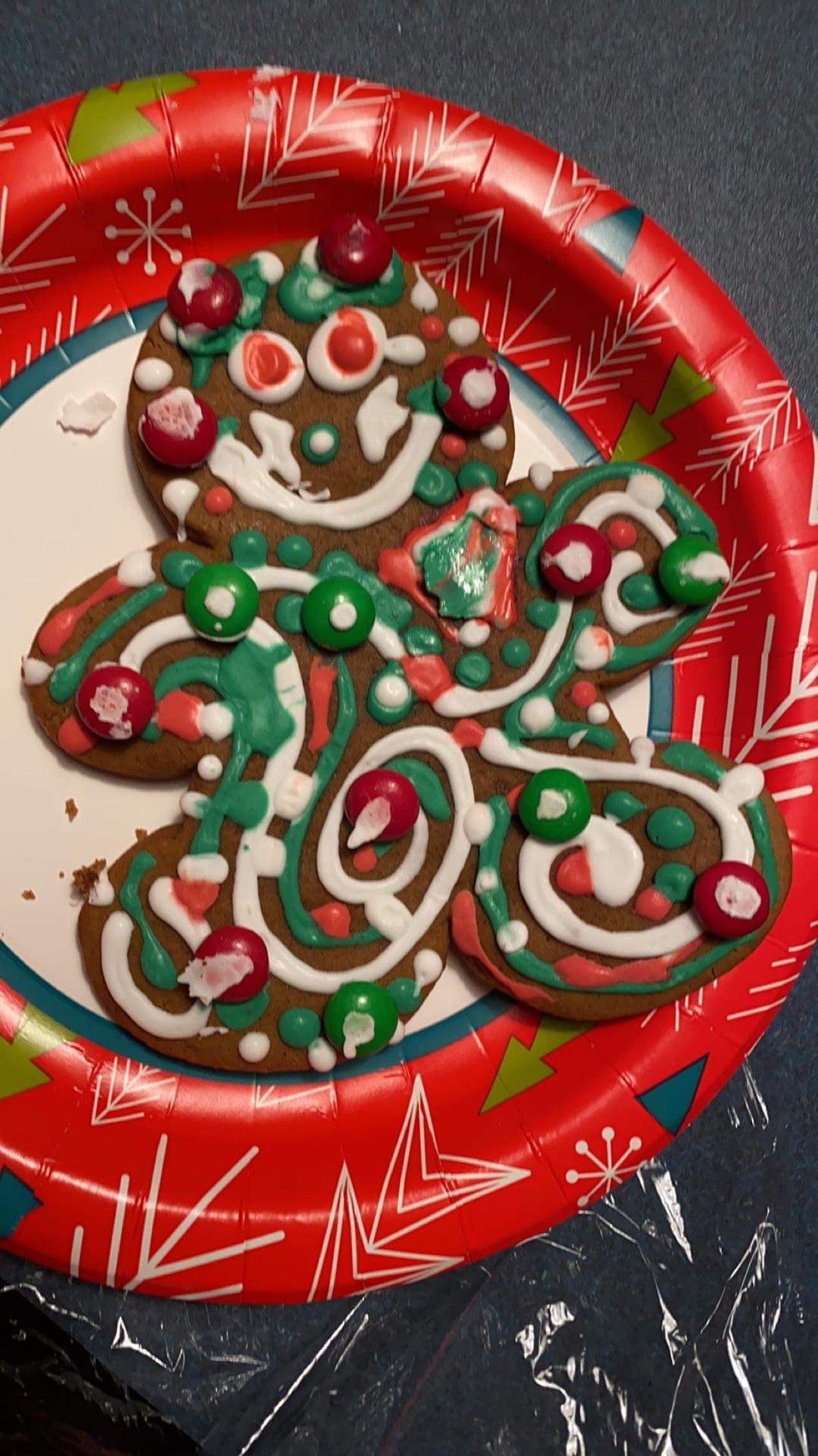 Giant Single Gingerbread Cookie Kit